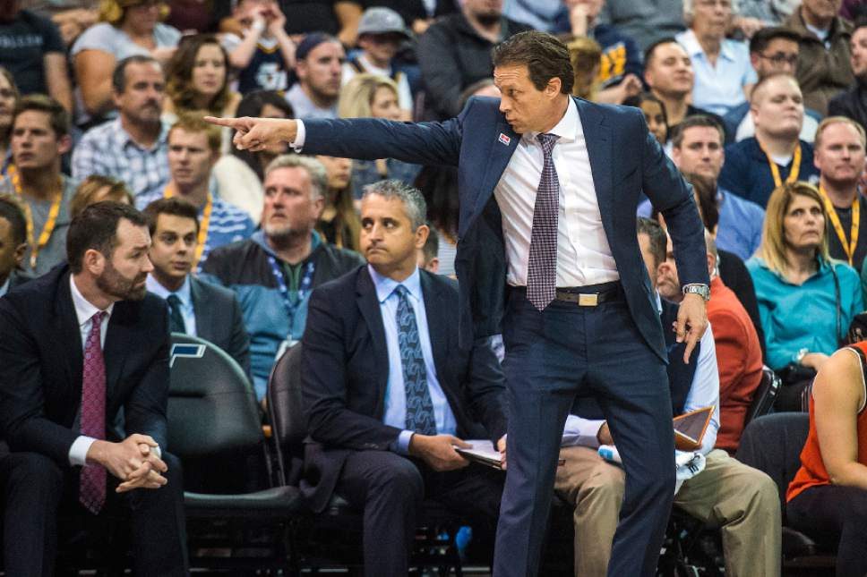 Utah coach Quin Snyder got it out the mud en route to the 2018 NBA Playoffs.